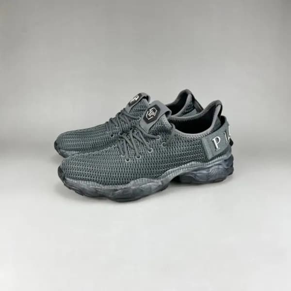 필립플레인 남성 캐쥬얼 그레이 운동화 - Mens Gray Shoes - phi0159x - 1