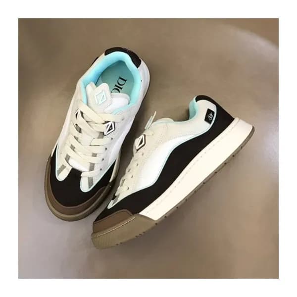 디올 남/녀 화이트 스니커즈 - Dior Unisex White Sneakers - dio… - 1