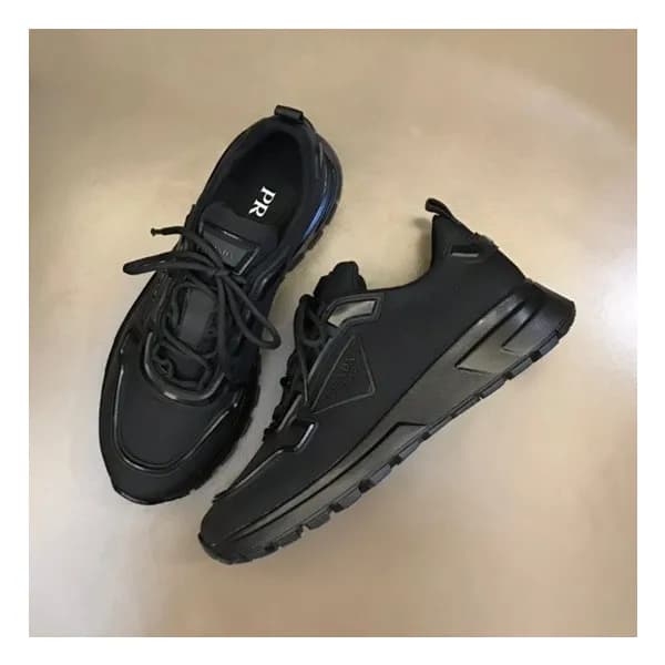 프라다 남성 블랙 스니커즈 - Prada Mens Black Sneakers - pr355… - 1