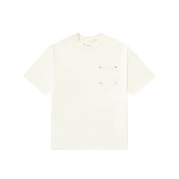메종마르지엘라 남/녀 크루넥 화이트 반팔티 - Maison Margiela Unisex W… - 1