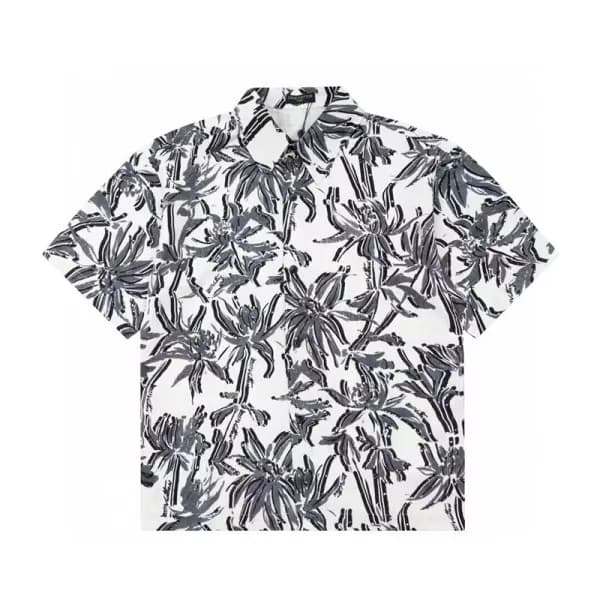 루이비통 남성 화이트 반팔 셔츠 - Louis vuitton Mens White Shirt… - 1