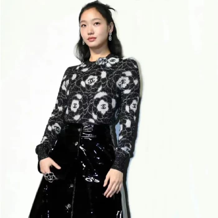 샤넬 여성 그레이 크루넥 스웨터 - Chanel Womens Gray Sweaters - … - 1
