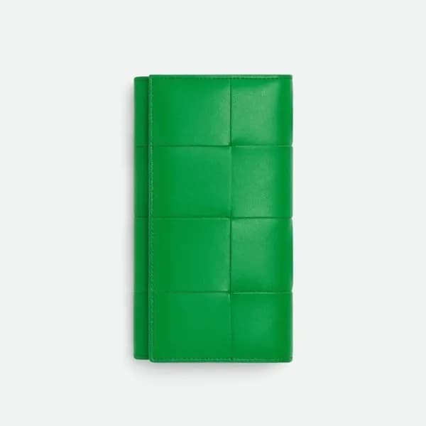 보테가베네타 남성 그린 장지갑 - Bottega Veneta Mens Green Long … - 1