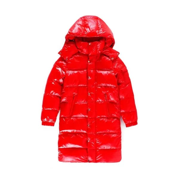 몽클레어 남/녀 레드 롱패딩 - Moncler Unisex Red Down Padding … - 1