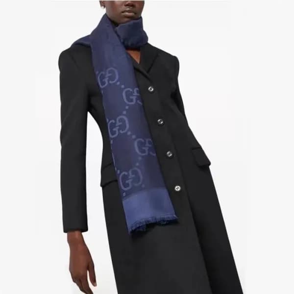 구찌 여성 블루 스카프 - Gucci Womens Blue Scarf - acc1713x - 1