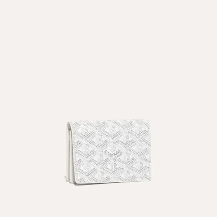 고야드 남/녀 화이트 말쉐르브 카드 홀더- Goyard Unisex Malesherbes … - 1