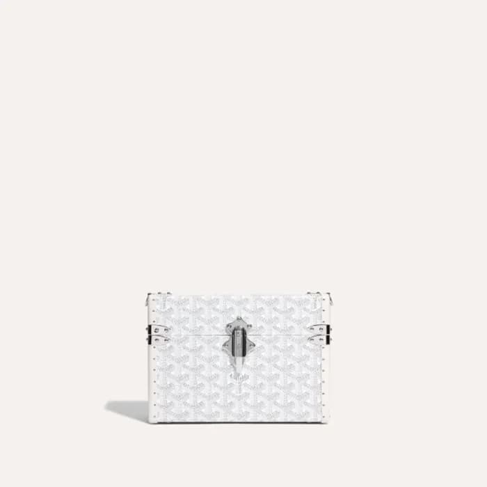 고야드 남/녀 화이트 카세트 트렁크 백 - Goyard Unisex Cassette Tru… - 1