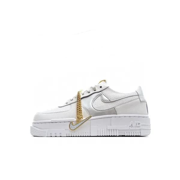 나이키 남/녀 화이트 스니커즈 - Nike Air Force 1 Unisex Sneaker… - 1