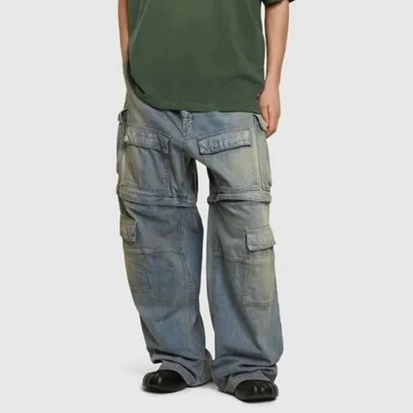 발렌시아가 남성 블루 청바지 - Balenciaga Mens Blue Jeans - bac… - 1