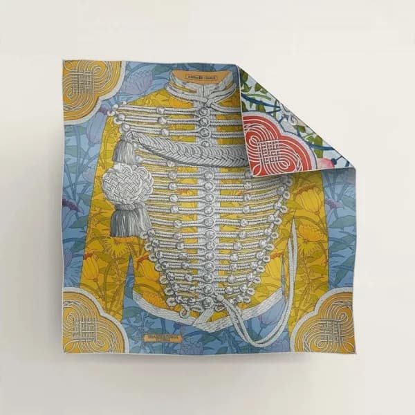 에르메스 여성 양면 스카프 - Hermes Womens Reversible Scarf - … - 1