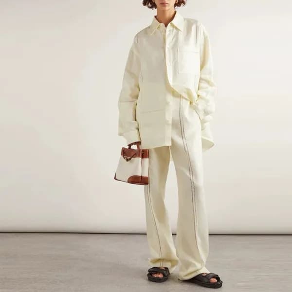 보테가베네타 여성 린넨 투피스 - Bottega veneta Womens Two-piece…