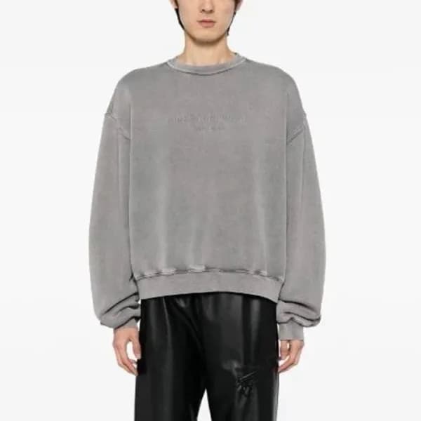 알렉산더왕 남/녀 라운드 맨투맨 - Alexander wang Unisex Round Ts… - 1
