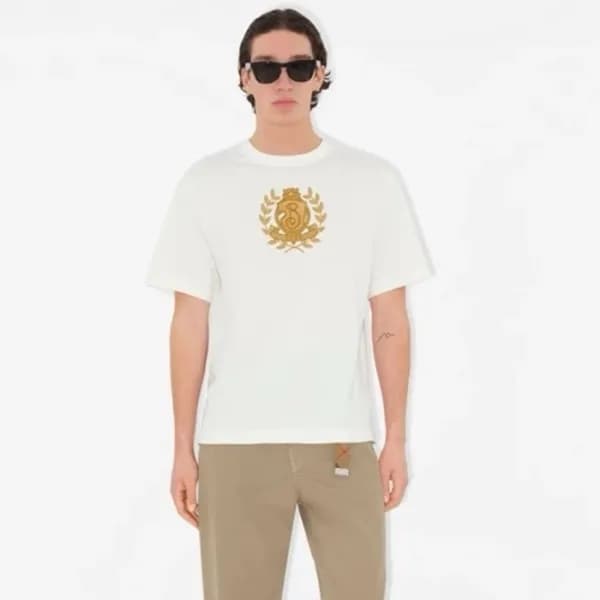 버버리 남성 반팔 티셔츠 - Burberry Mens Round Tshirt - buc53… - 1