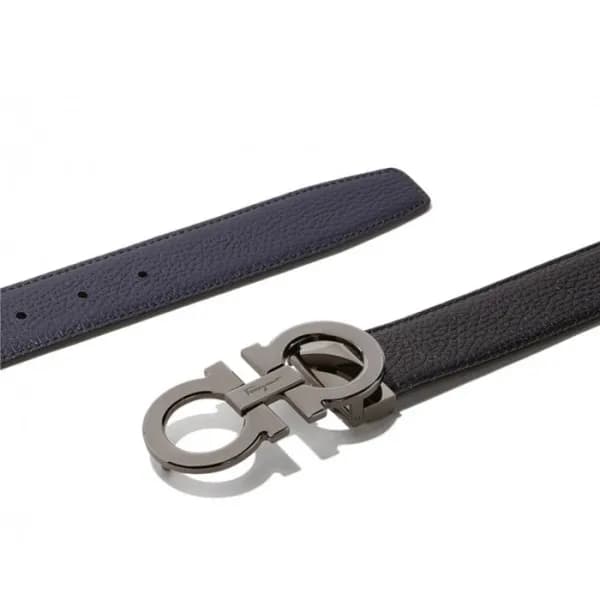 살바토레 페라가모 남성 간치니 벨트 - Ferragamo Mens Gancini Belt … - 1