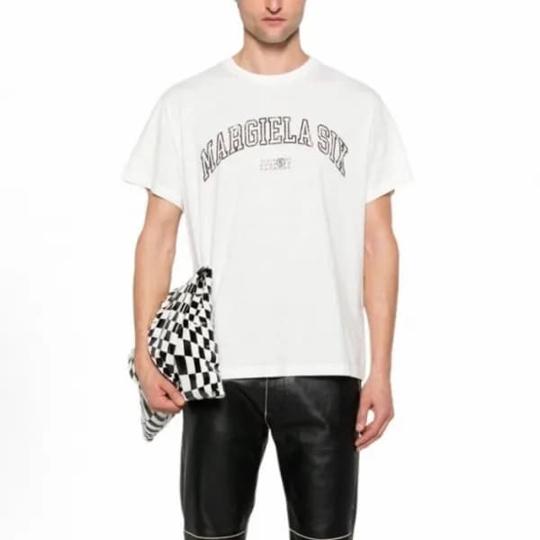 메종 마르지엘라 남성 라운드 반팔 티셔츠 - Maison Margiela Mens Roun… - 1
