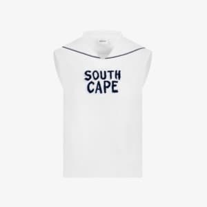 [SOUTHCAPE] 사우스케이프 여성 세일러 카라 니트 베스트 - gol1675x