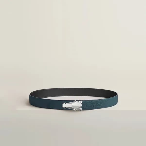 에르메스 남성 데스트리에 버클 리버서블 벨트 - Hermes Mens Destrier Bu… - 1