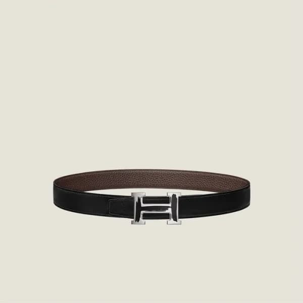 에르메스 남성 브러쉬 버클 리버서블 벨트 - Hermes Mens Brush Buckle … - 1