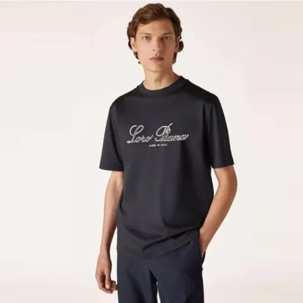 로로피아나 남성 라운드 반팔티 - Loro Piana Mens Round Tshirt - … - 1