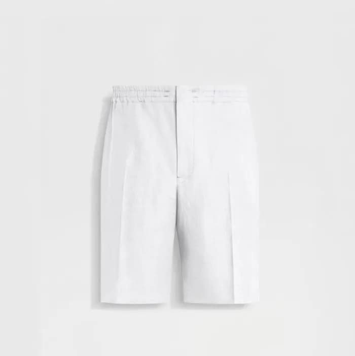 에르메네질도 제냐 남성 Oasi Lino 쇼츠 - Ermenegildo Zegna Mens… - 1