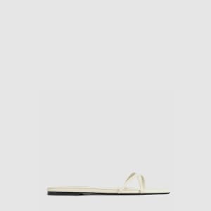토템 여성 레더 크로스오버 슬라이드 - Toteme Womens Leather Crosso…