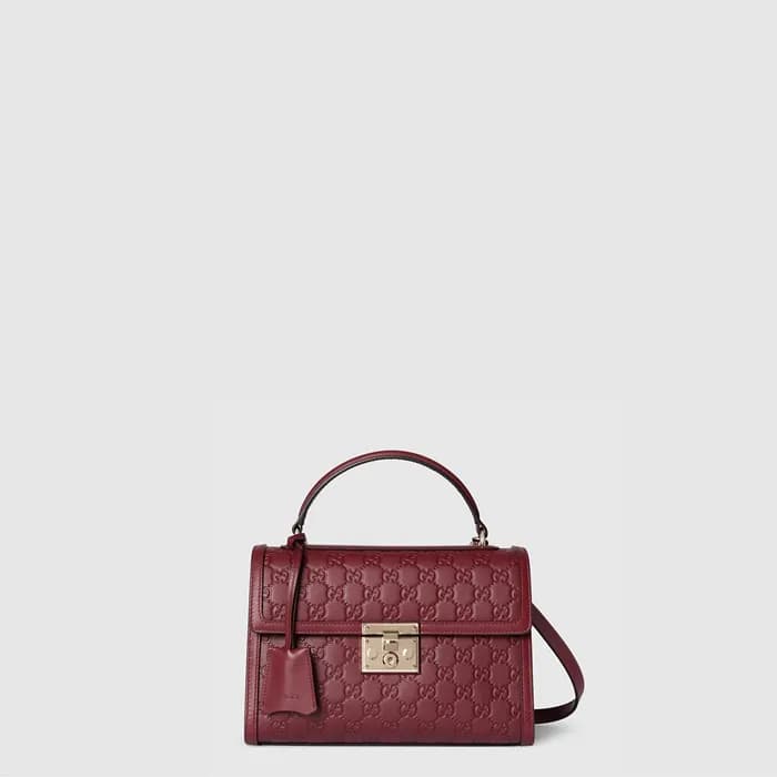 구찌 여성 패들락 미디엄 탑 핸들 백 - Gucci Womens Padlock Medium… - 1