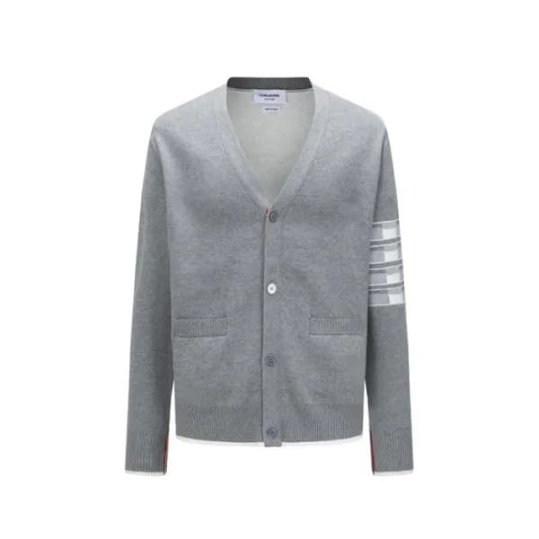톰브라운 여성 브이넥 가디건 - Thom Browne Womens V-neck Cardig… - 1