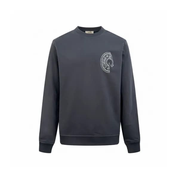 에르메스 남성 라운드 맨투맨 - Hermes Mens Round Tshirt - hec86… - 1