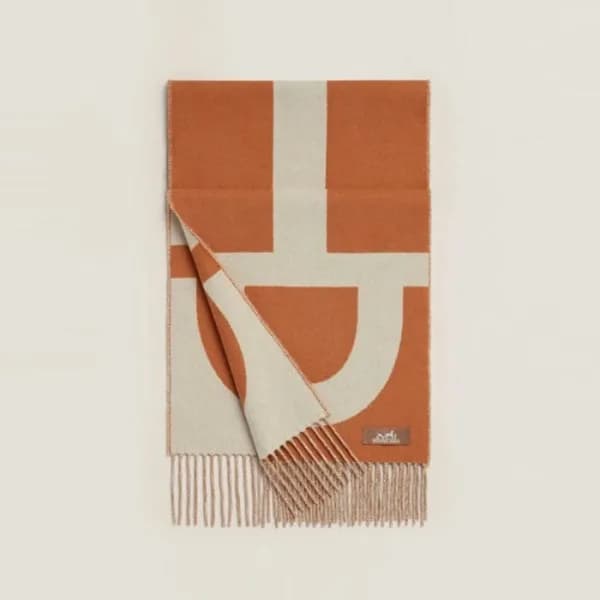 에르메스 남/녀 클래식 머플러 - Hermes Unisex Classic Muffler -… - 1