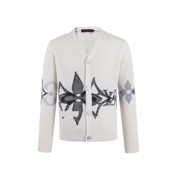 루이비통 남성 브이넥 가디건 - Louis vuitton Mens V-neck Cardig… - 1
