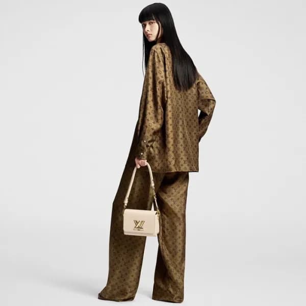 루이비통 여성 실크 팬츠 - Louis vuitton Womens Silk Pants - … - 1
