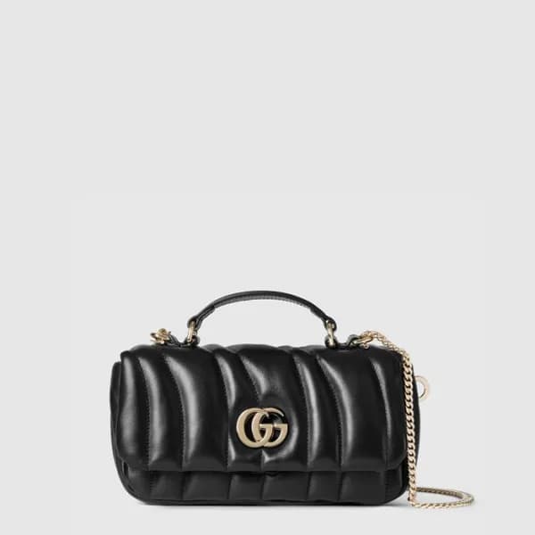 구찌 여성 GG 밀라노 미니 탑 핸들백 - Gucci Womens GG Milano Min… - 1