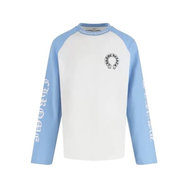 크롬하츠 남성 라운드 긴팔티 - Chrome Hearts Mens Round Tshirt … - 1