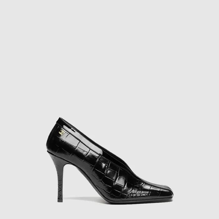 샤넬 여성 가죽 펌프스 - Chanel Womens Leather Pumps - chs14454x