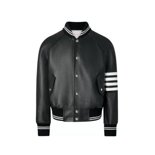톰브라운 남성 가죽 자켓 - Thom Browne Mens Leather Jacket - thc16454x