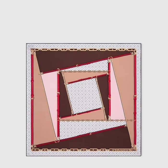 루이비통 여성 마이 LV 체인 스퀘어 스카프 - Louis vuitton Womens My LV Chain Square Scarf - acc8807x - 1