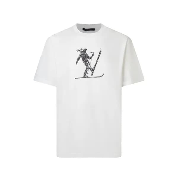 루이비통 남성 라운드 티셔츠 - Louis vuitton Mens Round Tshirt - lvc18432x - 1