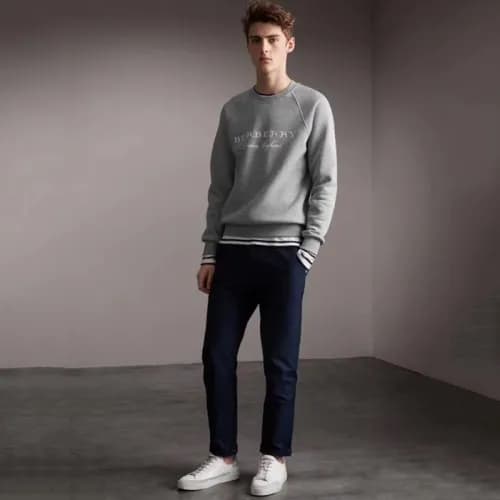 BURBERRY 2018 MENS COTTON ROUND TEE - 버버리 남성 코튼 라… - 1