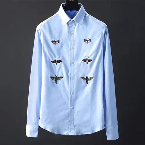 GUCCI 2018 MENS SHIRT- 구찌 남성 셔츠 N27-28 2색(블루,화이트… - 1