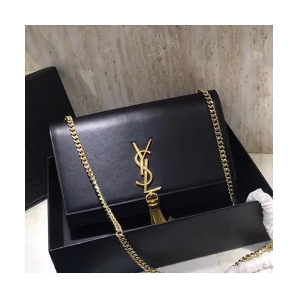 Saint Laurent Women Tassel Chain Satchel Shoulder … - 1