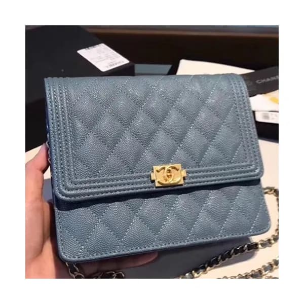 Chanel WOC Chain Cross Bag,17CM - 샤넬 WOC 체인 크로스백,C… - 1