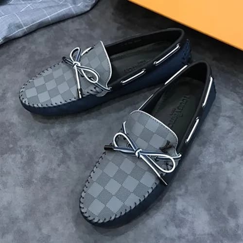 LOUIS VUITTON 2018 MENS RIBBON LEATHER LOAFER - 루… - 1