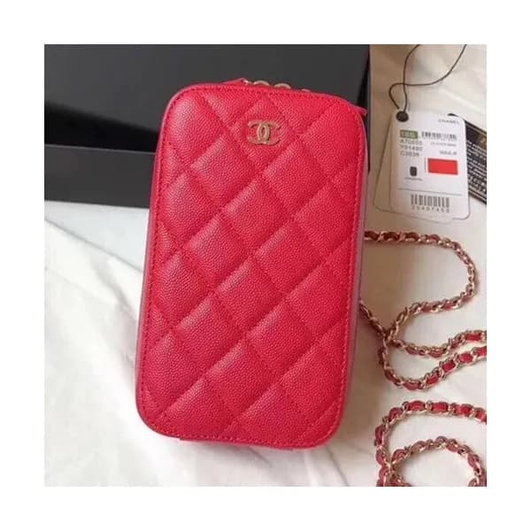 Chanel Women Phone Bag,10CM - 샤넬 여성용 휴대폰 백, CHAB02… - 1