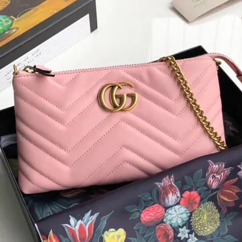 Gucci GG Mini Chain Shoulder Bag,21CM - 구찌 GG 미니 체… - 1