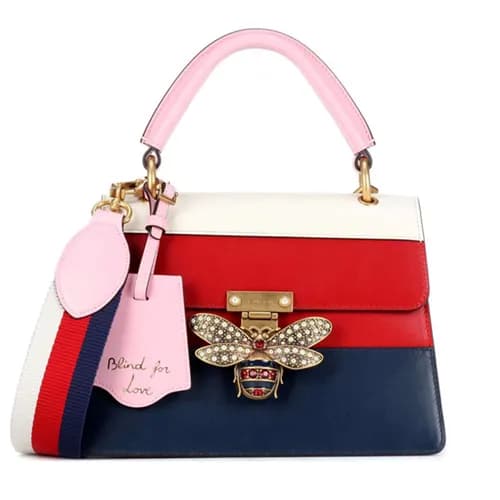 Gucci GG Margaret Leather Tote Shoulder Bag,25.5CM… - 1