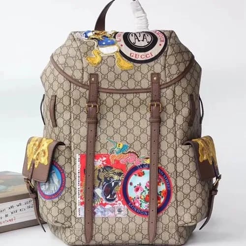 Gucci GG Supreme Patch Back Pack,32CM - 구찌 GG 수프림 … - 1