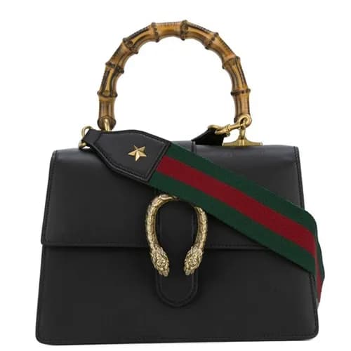 Gucci Dionysus Leather Medium Top Handle Bag,27CM … - 1