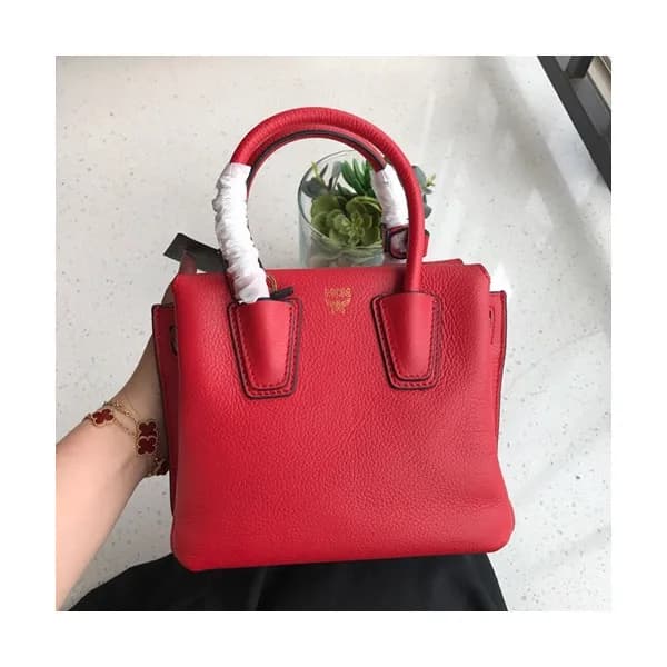 MCM Milla Leather Tote Shoulder Bag,19cm - 엠씨엠 여성용… - 1