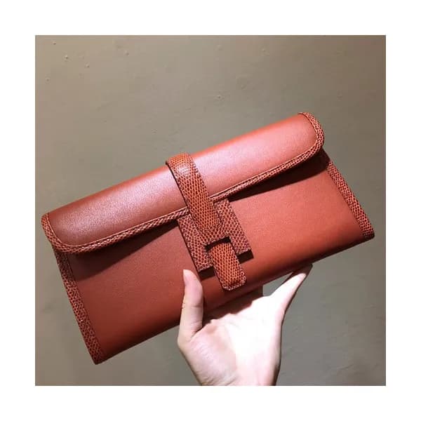 Hermes Jige Swift Leather Clutch Bag ,29cm - 에르메스 … - 1