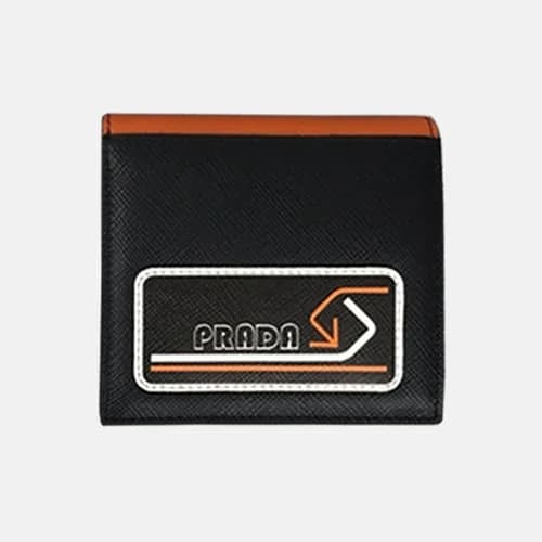 [매장판] Prada 2019 Mens Saffiano Logo Print Small Wa… - 1